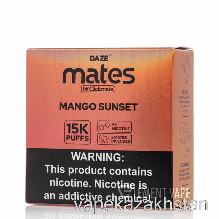 Vape Disposable 7 Daze Mate Pods Mango Sunset